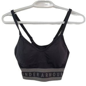 Under Armour black and grey sports bra size medium